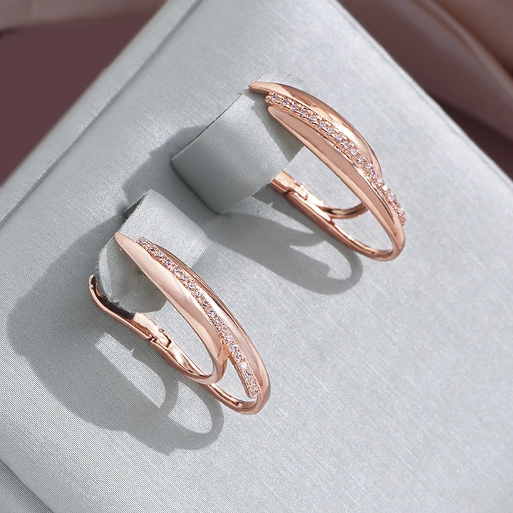 Maria™ | Eleganckie jasne złote kolczyki